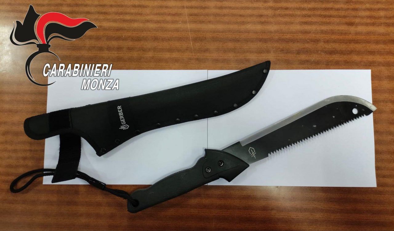 Armato di machete terrorizza e rapina i passanti