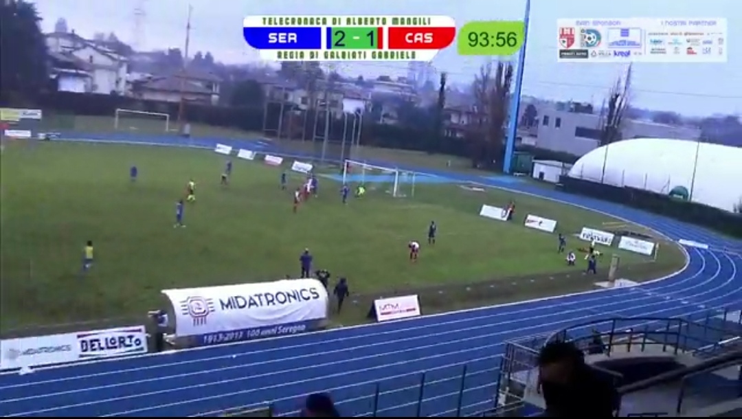 Serie D Girone B: rammarico Casatese, a Seregno finisce 2-1. NibionnOggiono impatta con la Vis Nova Giussano