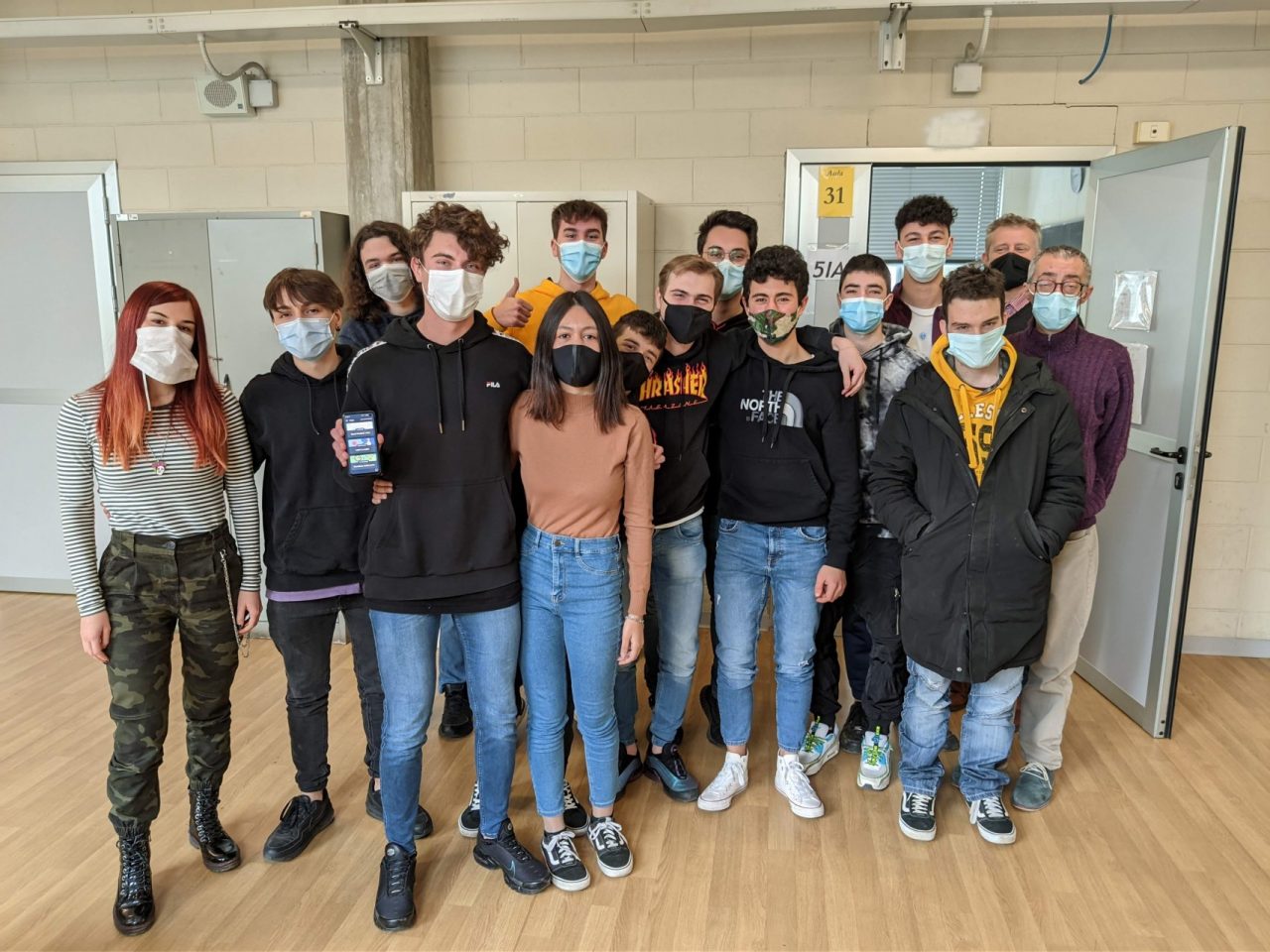 Studenti del Greppi premiati per l’app sul Covid FOTO