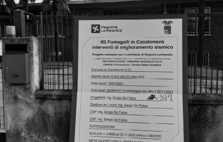 Strade e scuole in provincia di Lecco: al via lavori per oltre 2 milioni di euro