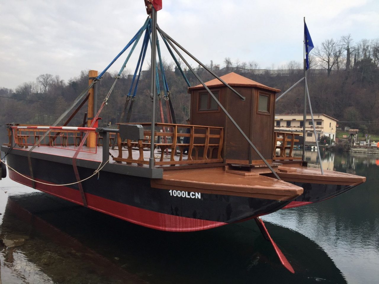 Imbersago: conclusi i lavori di manutenzione del traghetto