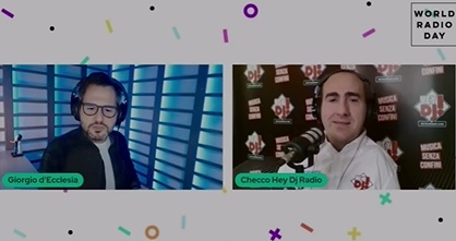 Checco di Hey Dj! Radio tra i big delle emittenti radiofoniche italiane