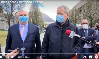 Il Commissario Bertolaso a Lecco: “Subito dopo Pasqua finiremo le somministrazioni agli over 80 poi al via alle vaccinazioni massive”