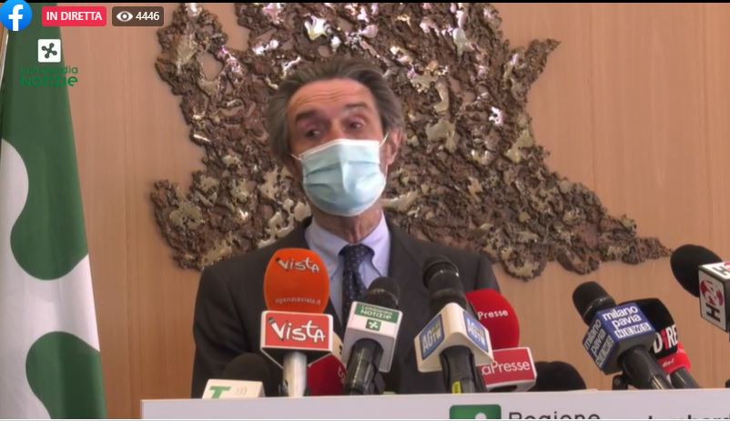 Vaccinazioni nel caos, Fontana: “Ho chiesto ai vertici di Aria di fare un passo indietro, altrimenti la società verrà azzerata”