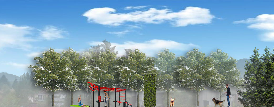 Parco fitness e area cani a Beverate FOTO