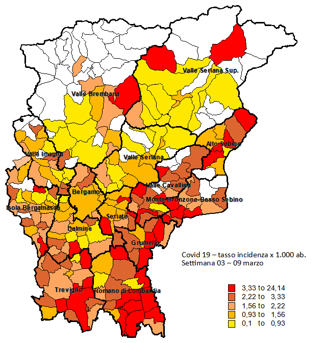 Covid, incremento di casi anche nell’Isola e Valle San Martino: i dati comune per comune
