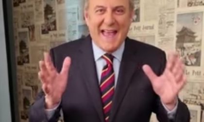 Gerry Scotti fa il tifo per l’Agnelli Tipiesse VIDEO