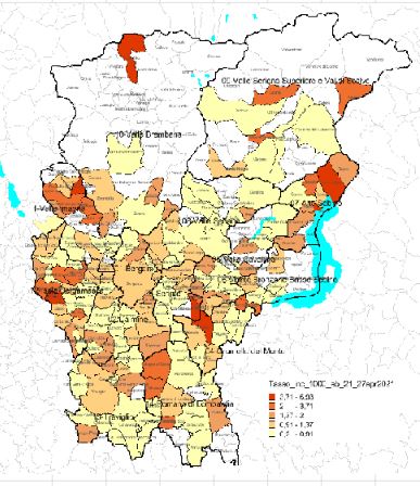 Covid-19, contagi stabili questa settimana nella Bergamasca: la situazione nell’Isola e in Valle San Martino