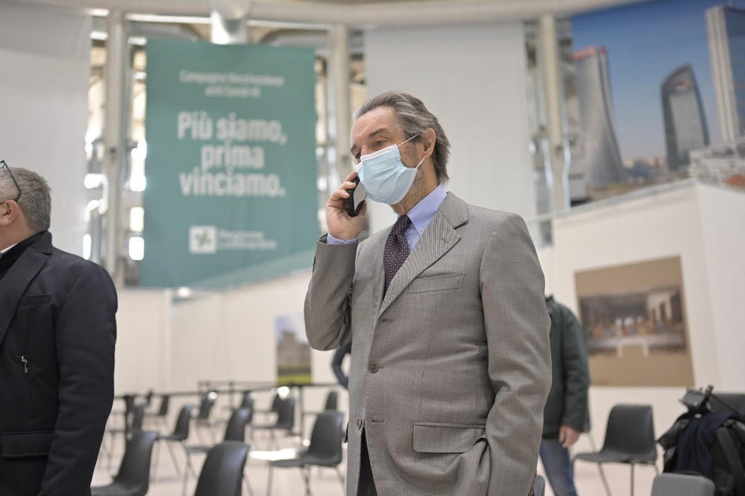 Domani il Governatore Fontana a Lecco e Cernusco per visitare i centri vaccinali