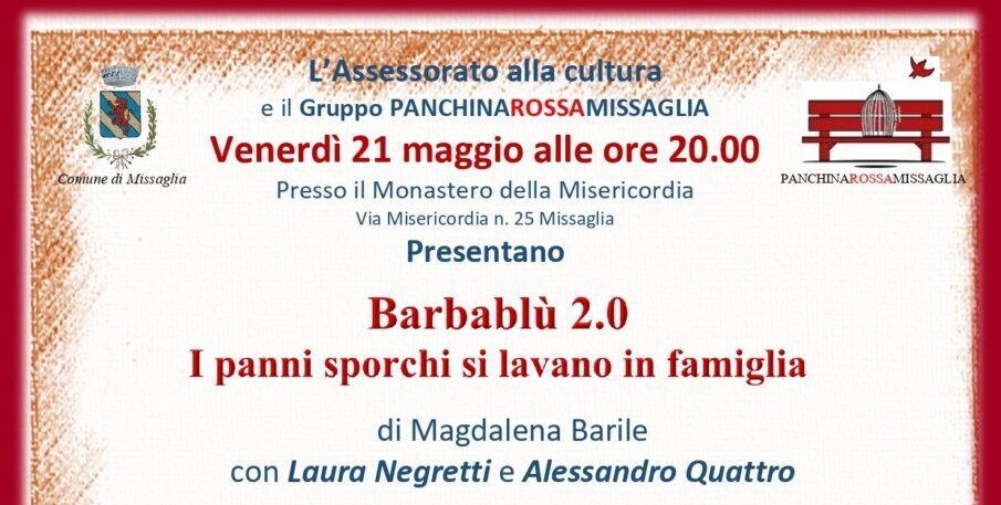 Missaglia: “Barbalù 2.0”, uno spettacolo sul tema della violenza domestica