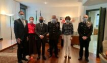 Il comandante interregionale dei Carabinieri Vincelli in visita al Prefetto di Lecco