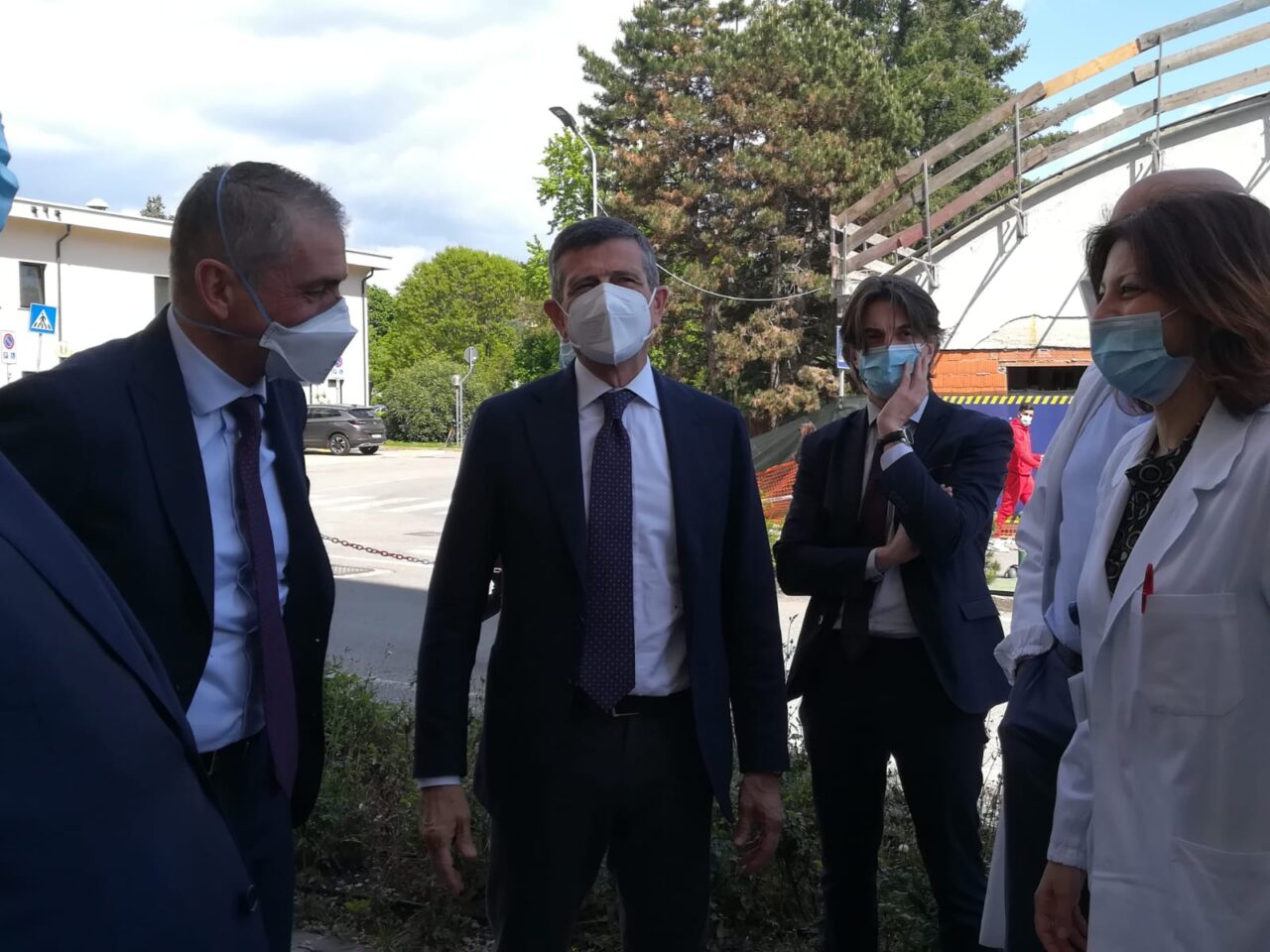 Il sottosegretario al Ministero della Salute in visita al Mandic e al centro vaccinale