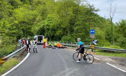 Incidente, motociclista trasportato in elicottero: è gravissimo