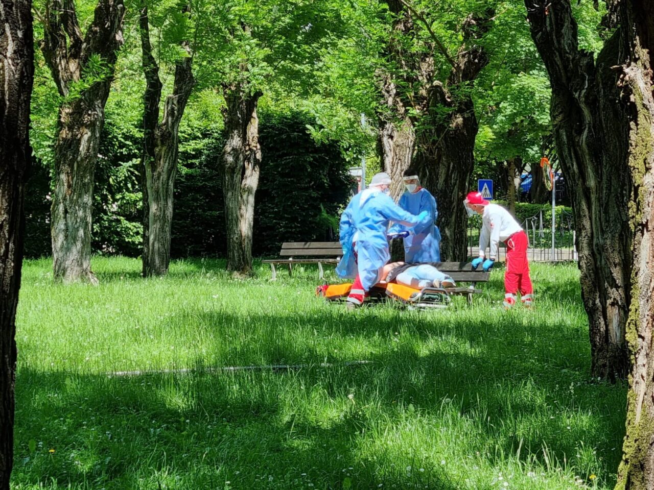 Paura per una ragazza trovata incosciente al parco
