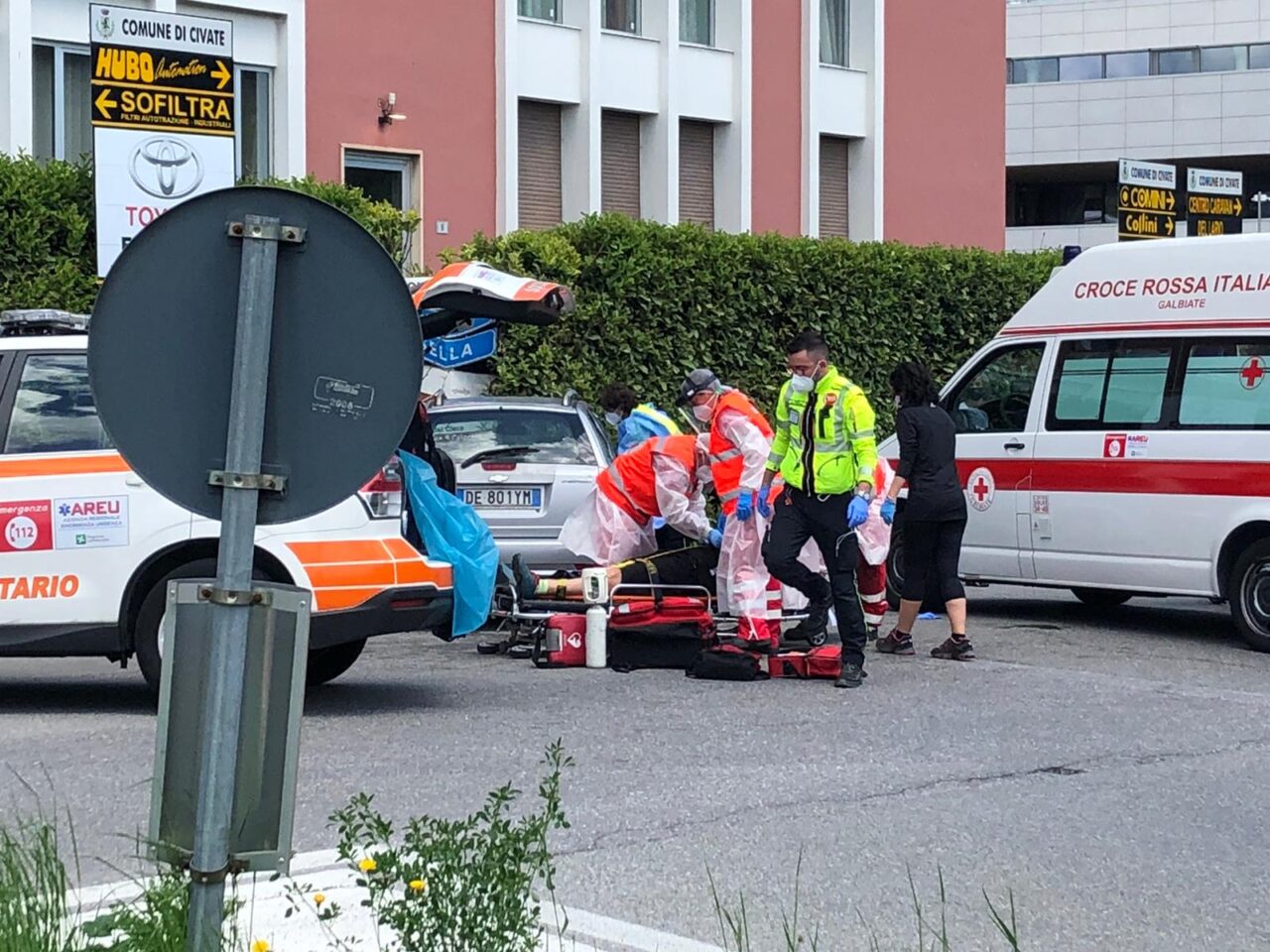 48enne investito sulla Provinciale:  mattinata nera per i ciclisti