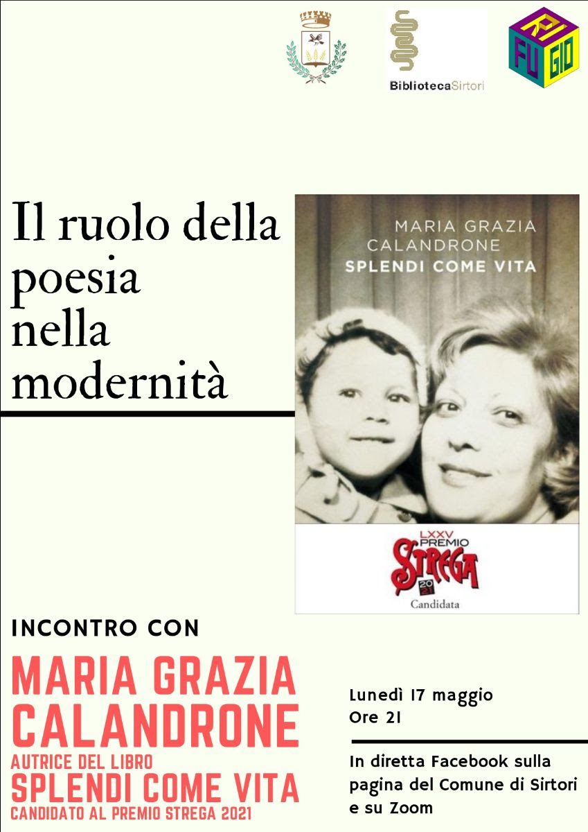 La scrittrice Maria Grazia Calandrone ospite della Biblioteca di Sirtori