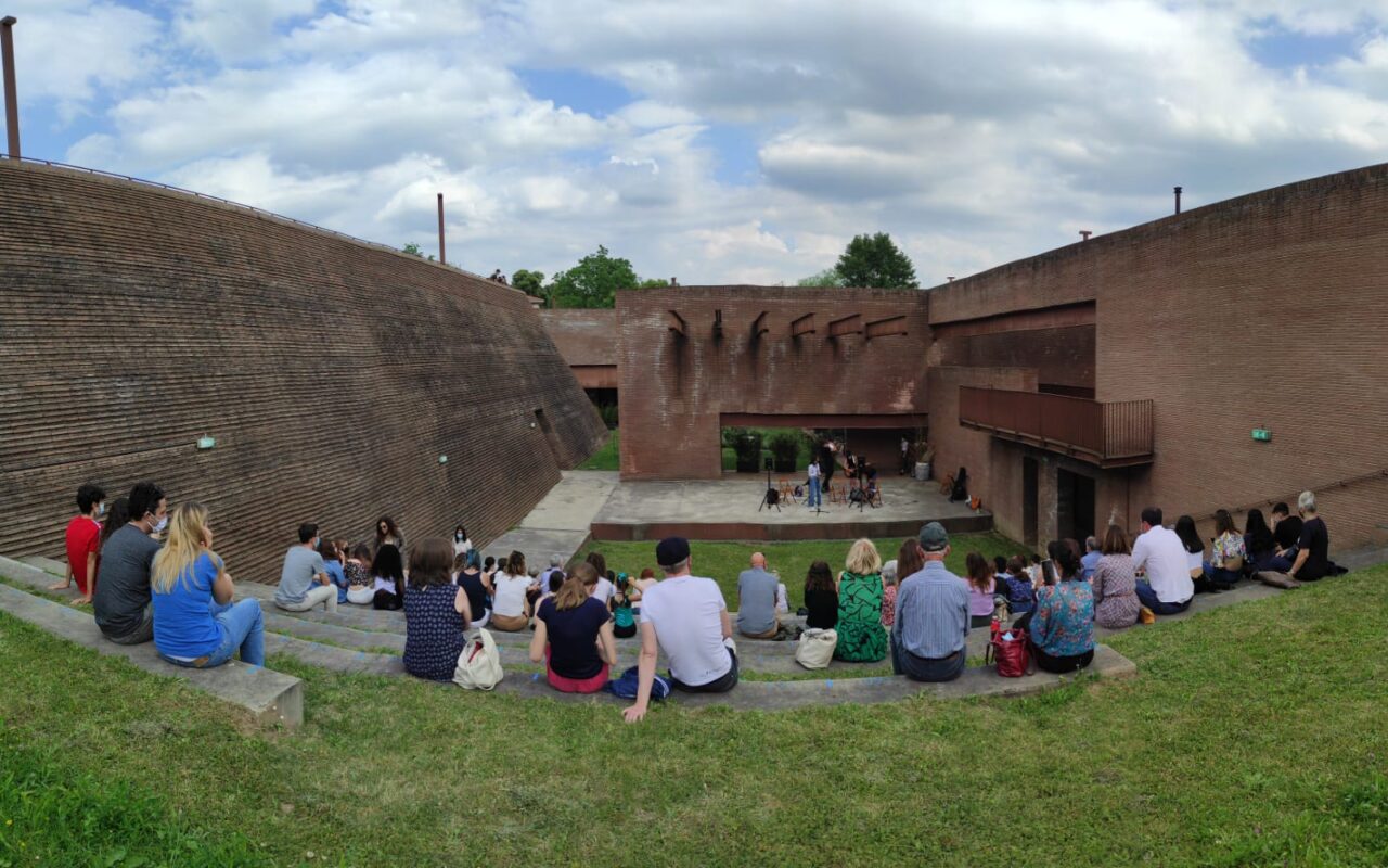 Gli allievi della scuola di musica San Francesco in concerto a cielo aperto