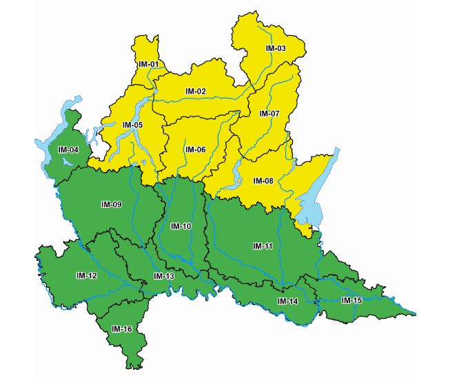 Allerta meteo per rischio temporali forti nel Lecchese