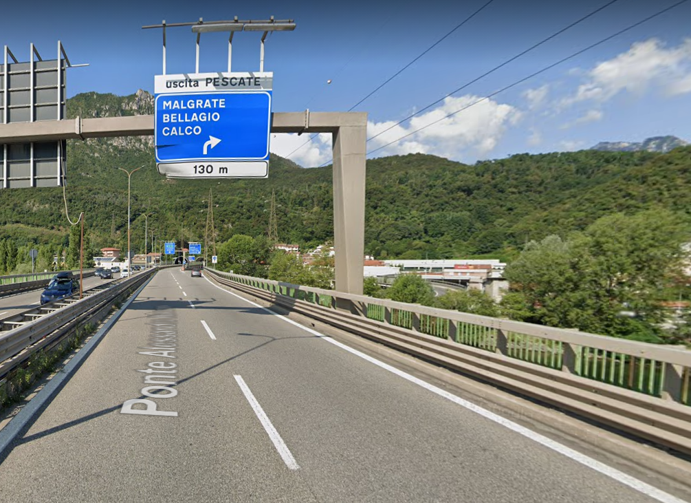 Ancora lavori sull’elettrodotto: chiude lo svincolo di Pescate sulla Statale 36 dalle 10 alle 12 per due giorni