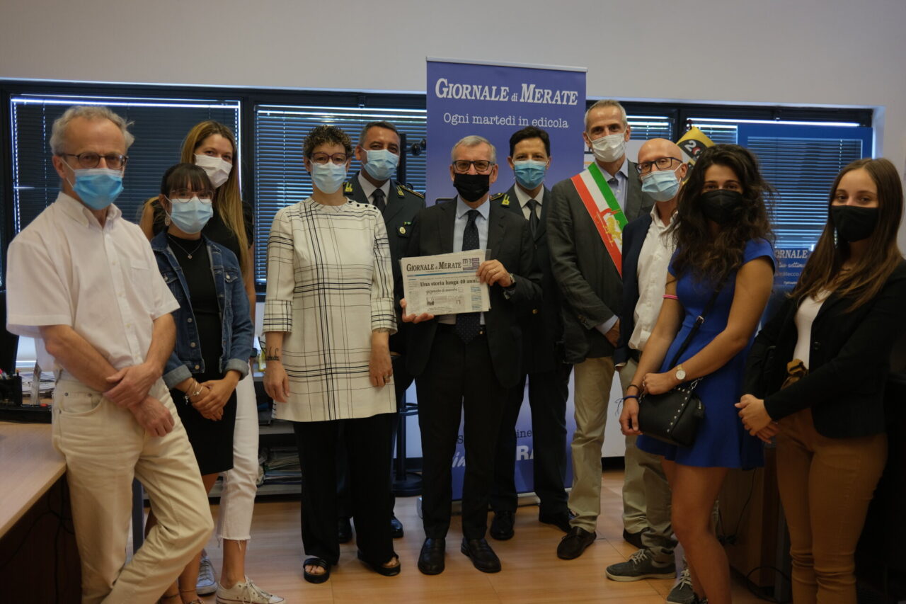 Il prefetto in visita alla sede del Giornale di Merate e del Gruppo Netweek