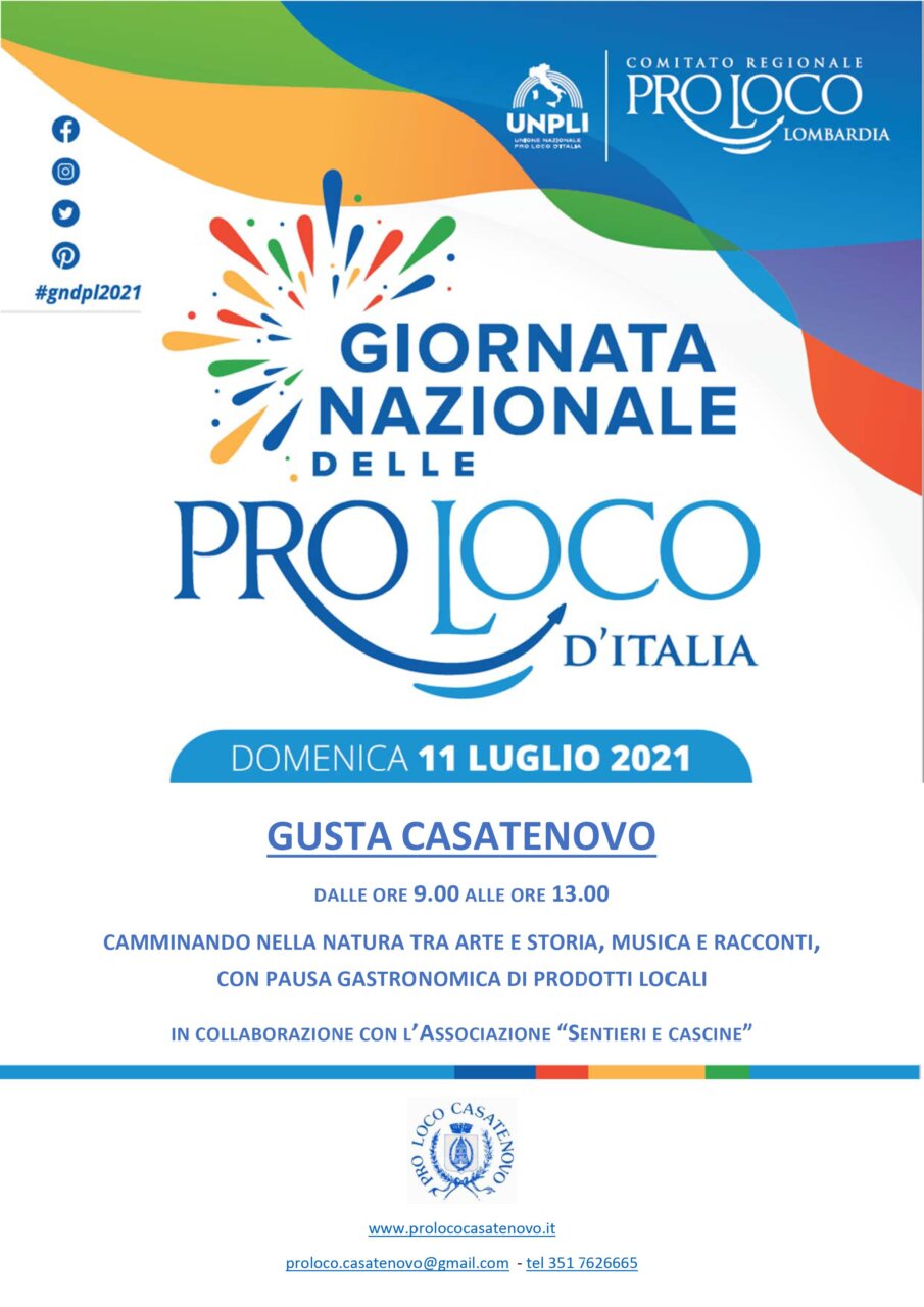 “Gusta Casatenovo” per riscoprire il nostro territorio
