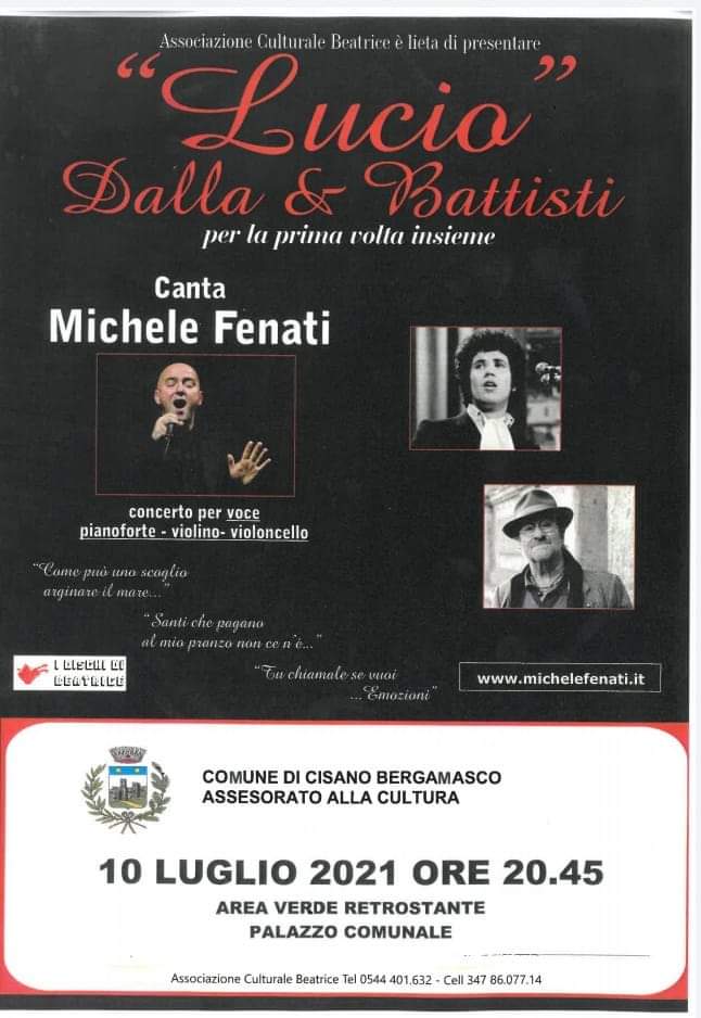 Cisano rende omaggio a Dalla e Battisti