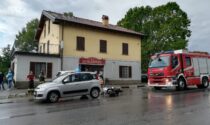 Incidente stradale, anziano ferito