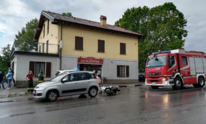 Incidente stradale, anziano ferito