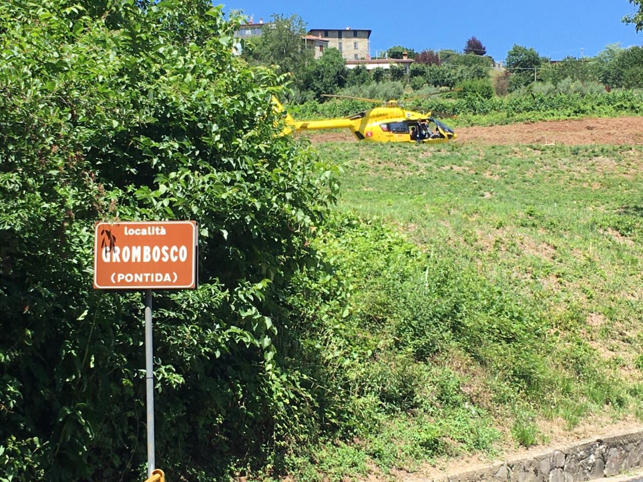 precipitato elicottero