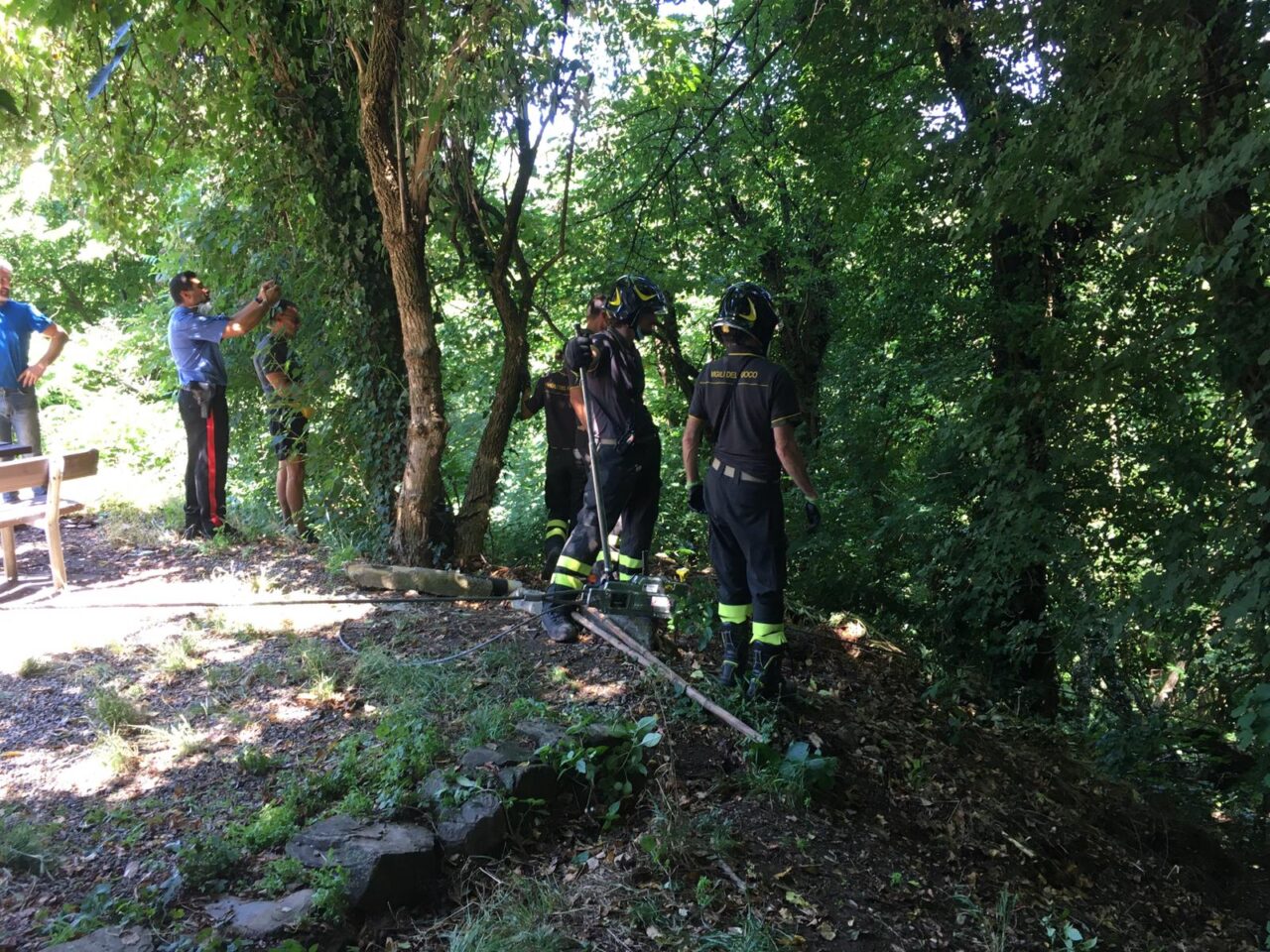 precipitato elicottero