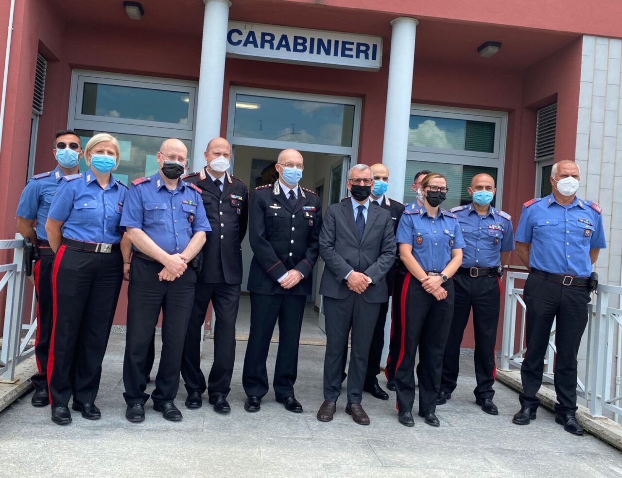 Il grazie del prefetto ai Vigili del Fuoco e ai Carabinieri di Merate