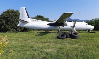 L'aereo portato via da Orio diventerà un b&b nel parco fluviale di Brembate Sopra