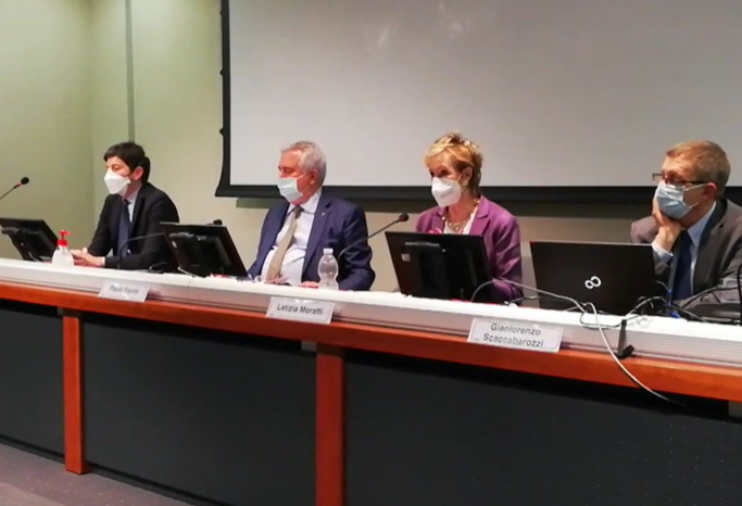 Moratti e Speranza: “Difra e sanità lecchese modello da seguire”. Entro fine anno un hospice intra ospedaliero a Lecco