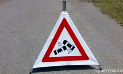 Incidente sulla Statale, strada temporaneamente chiusa
