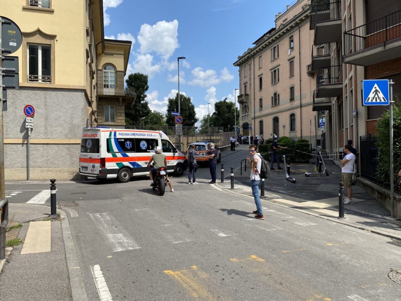 scoppia una lite a bergamo