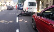 Schianto in moto, centauro trasportato in ospedale