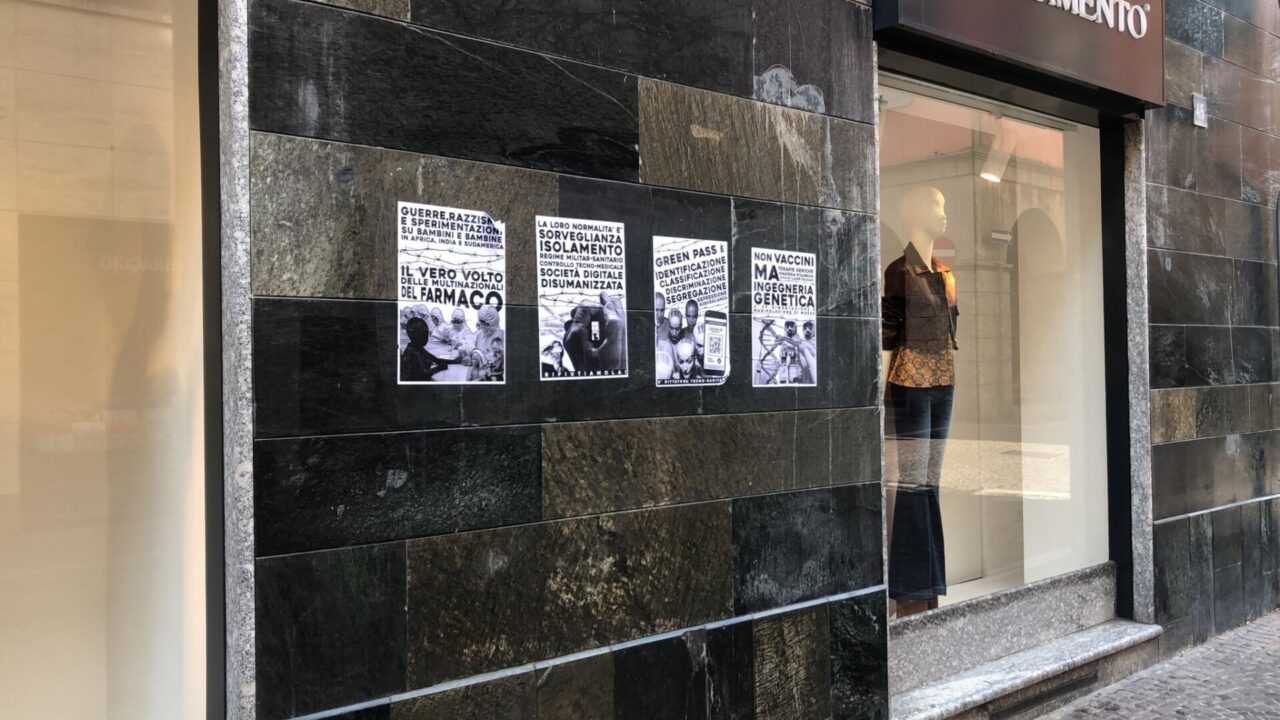 No vax in centro Lecco, dopo il blitz beccati e denunciati due giovani