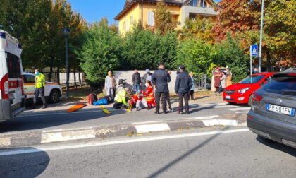 Oggiono, 13enne investito sulle strisce FOTO