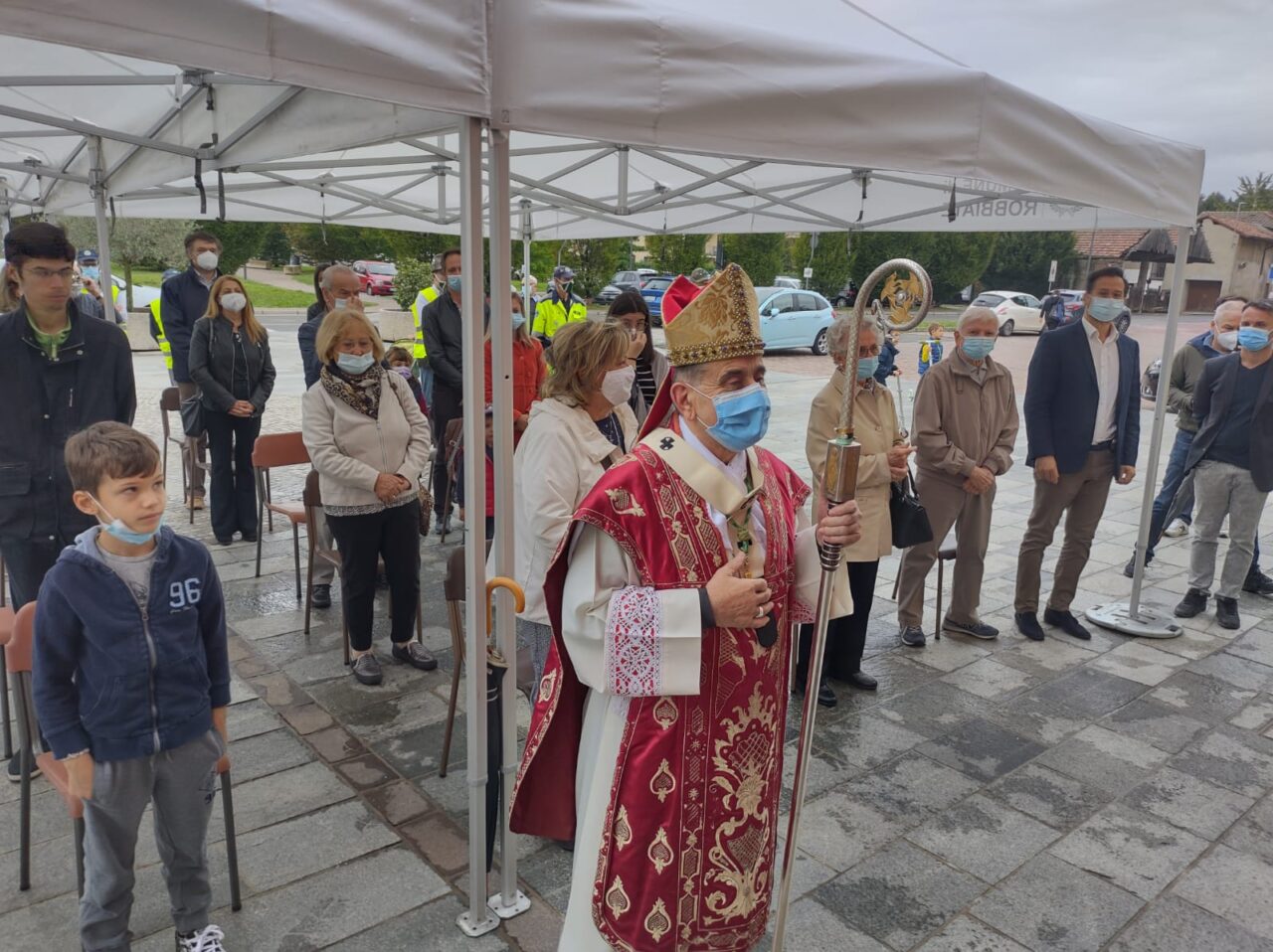 Arcivescovo Delpini in visita alla parrocchia di Robbiate FOTO