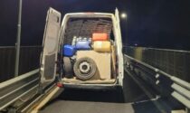 Su un furgone rubato bloccano il ponte di Calusco per fuggire: arrestati