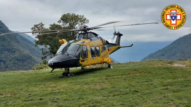Disperso in montagna: in azione l’elicottero della Guardia di finanza