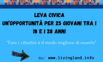 Leva civica: un’opportunità per 25 giovani