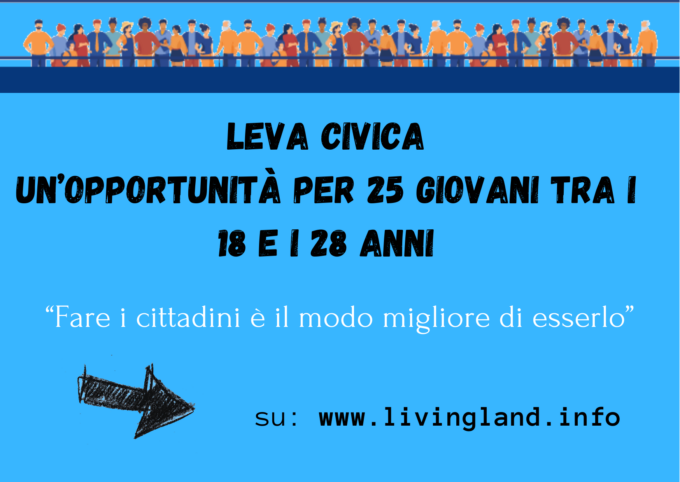 Leva civica: un’opportunità per 25 giovani
