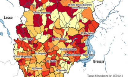 Incidenza in Bergamasca in calo: la situazione nell'Isola e in Valle San Martino