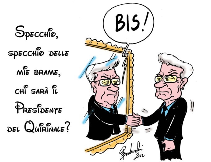 Il bis di Mattarella visto con ironia