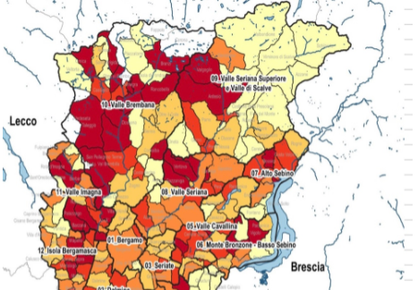 Incidenza in Bergamasca in calo, “Raggiunto il plateau”. I dati dell’Isola e della Valle San Martino