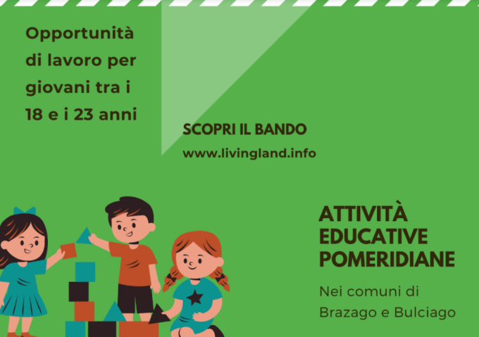 Living Land: opportunità di lavoro per i giovani nelle attività educative pomeridiane