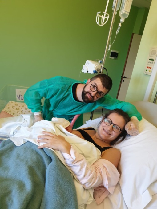 E’ Viola la prima nata nel 2022 al Mandic