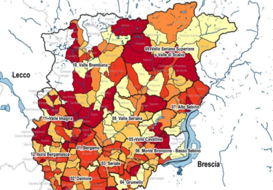 Contagi in costante calo in Bergamasca: i dati di Isola e Valle San Martino