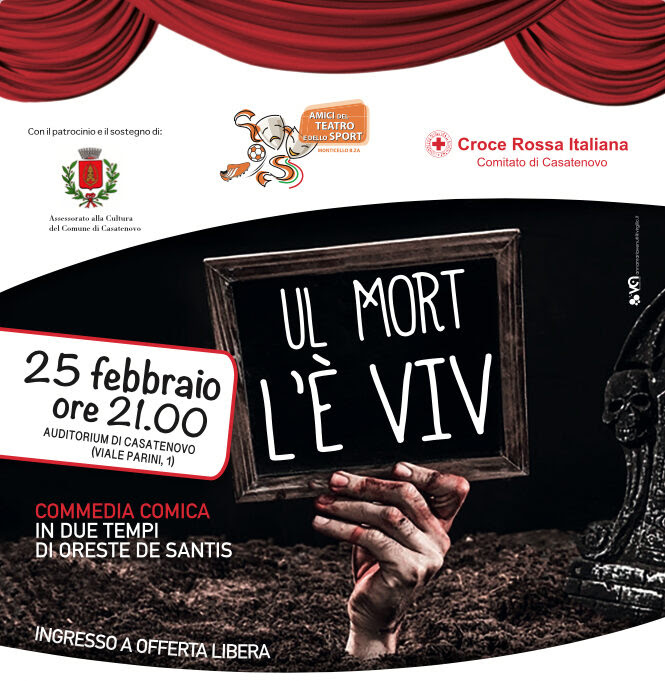 Spettacolo teatrale a Casatenovo: ricavato alla Croce Rossa